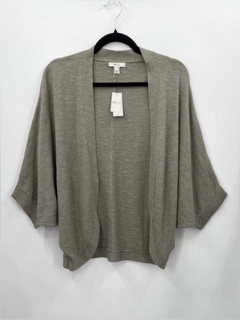 RW&CO Linen Blend Cocoon Cardigan - Picture 2 of 3